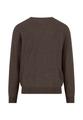 O-Neck, Merino Cashmere XXL Casual Fit - Dark Chocolate