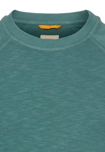 Sweatshirt aus reiner Baumwolle Blau, Grün 3XL
