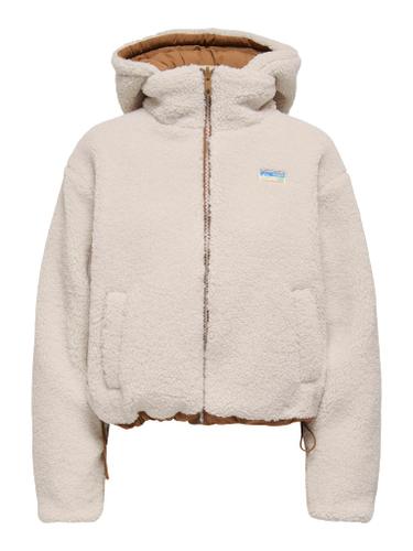 ONLMARIA LIFE REV PUFFER JACKET CC OTW M - Cloud Dancer