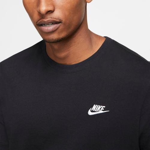 NIKE Herren T-Shirt M NSW CLUB TEE L in Schwarz