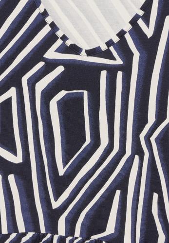 Jersey Kleid mit Print XXL - Universal Blue