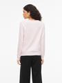 VIRIL O-NECK L/S KNIT TOP - NOOS XL Normal geschnitten - Cherry Blossom