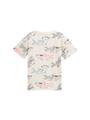 T-Shirt mit Allover-Print 128/134 Regular Fit - Colorful Shark Design