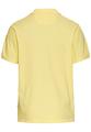 Kurzarm Poloshirt aus Baumwolle Gelb L