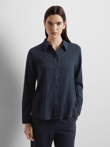 SLFVIVA LS SHIRT NOOS 36 Normal geschnitten - Dark Sapphire