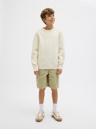 JPSTKARL JJAVERY CARGO SHORTS JNR 152 Locker geschnitten - Crockery