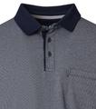 Polo-Shirt Langarm XXL Basic Circular Knit - Blau