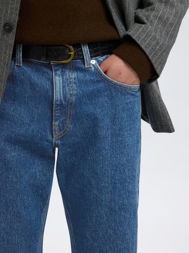 SLH196-STRAIGHT BEN KORI JEANS NOOS 32/34 Gerade geschnitten - Medium Blue Denim