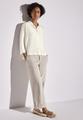 Crinkle-Hemdbluse 36 - Off White