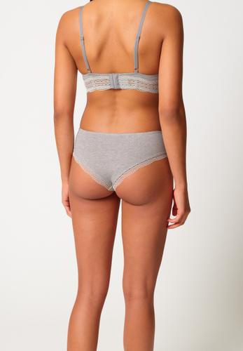 SKINY Damen Cheeky Panty DP Classicotton 40 - Grey Melange