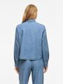 VICONGA L/S BOW DENIM SHIRT 36 Normal geschnitten - Light Blue Denim