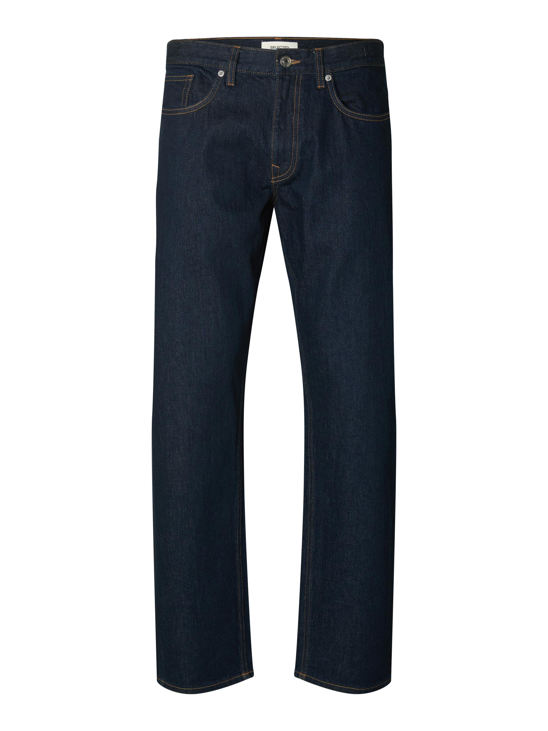 SLH196-STRAIGHT BEN KORI JEANS NOOS 32/30 Gerade geschnitten - Dark Blue Denim