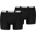 PUMA Herren Unterhose MEN EVERYDAY BASIC BOXER 2P L in Schwarz