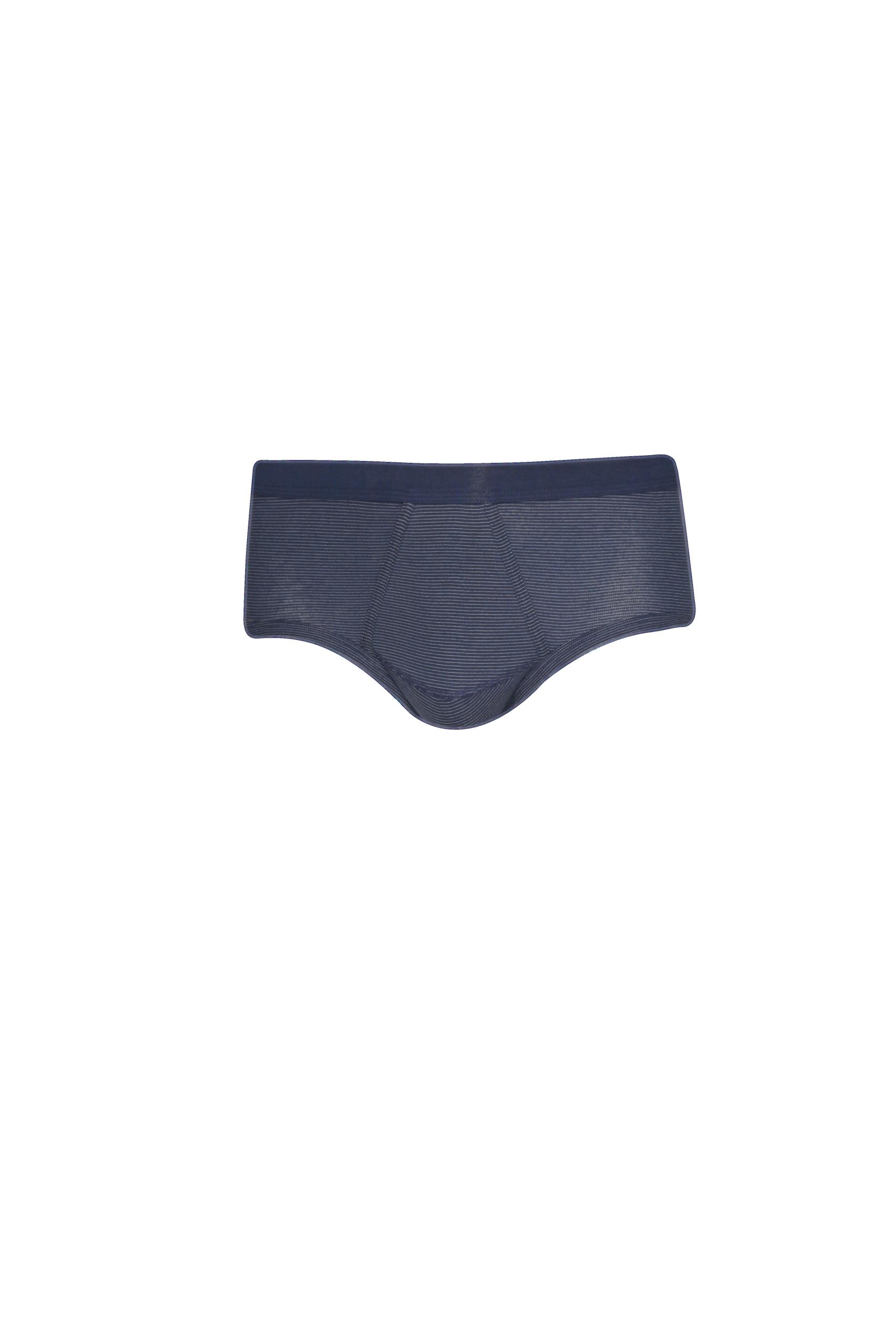 Feinripp "Ringel" 8 - Blau