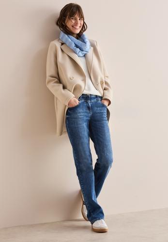 Gestreifter Loop-Schal A - Fresh Light Blue