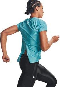 UNDER ARMOUR Damen UA Iso-Chill Run Kurzarm-Oberteil S in Grau