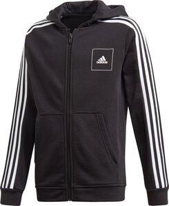 ADIDAS Kinder Kapuzensweat A AAC 140 in Schwarz
