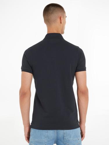 TOMMY HILFIGER Poloshirt »SLIM FIT POLO S/« - Dunkelblau / M