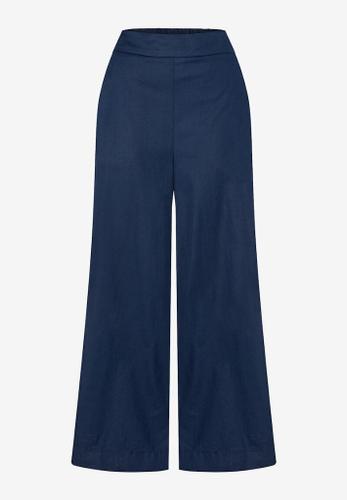 Baumwoll-Culotte  marine  Frühjahrs-Kollektion Blau 40