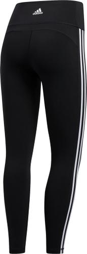 adidas Damen Believe This 2.0 3-Streifen 7/8-Tight XS in Schwarz
