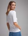 OPUS Kurzarmshirt »Daily F« im Basic-Look - Weiß / 42