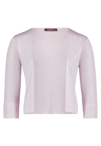 Strickbolero Silber L