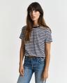 Shield T-Shirt mit Streifen S - Evening Blue