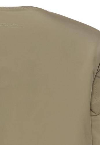 Wendejacke aus recyceltem Polyester 36 Straight Fit - Sage