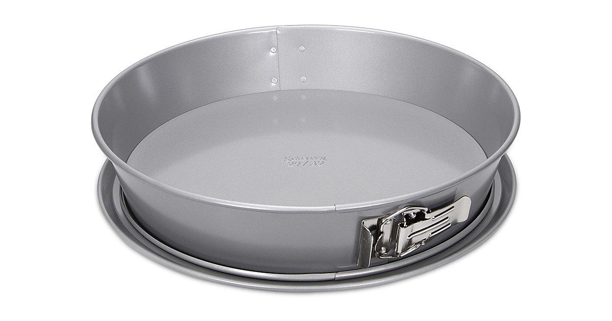 Springblech "WE-LOVE-BAKING", ca. ø 32/29 cm / H 7 cm schräg silber