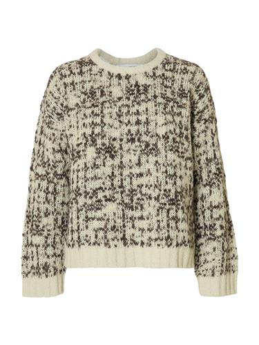 SLFLINDSAY LS KNIT O-NECK S Normal geschnitten - Birch