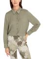 Bluse im Viskosecrêpe 40 - Sage Powder