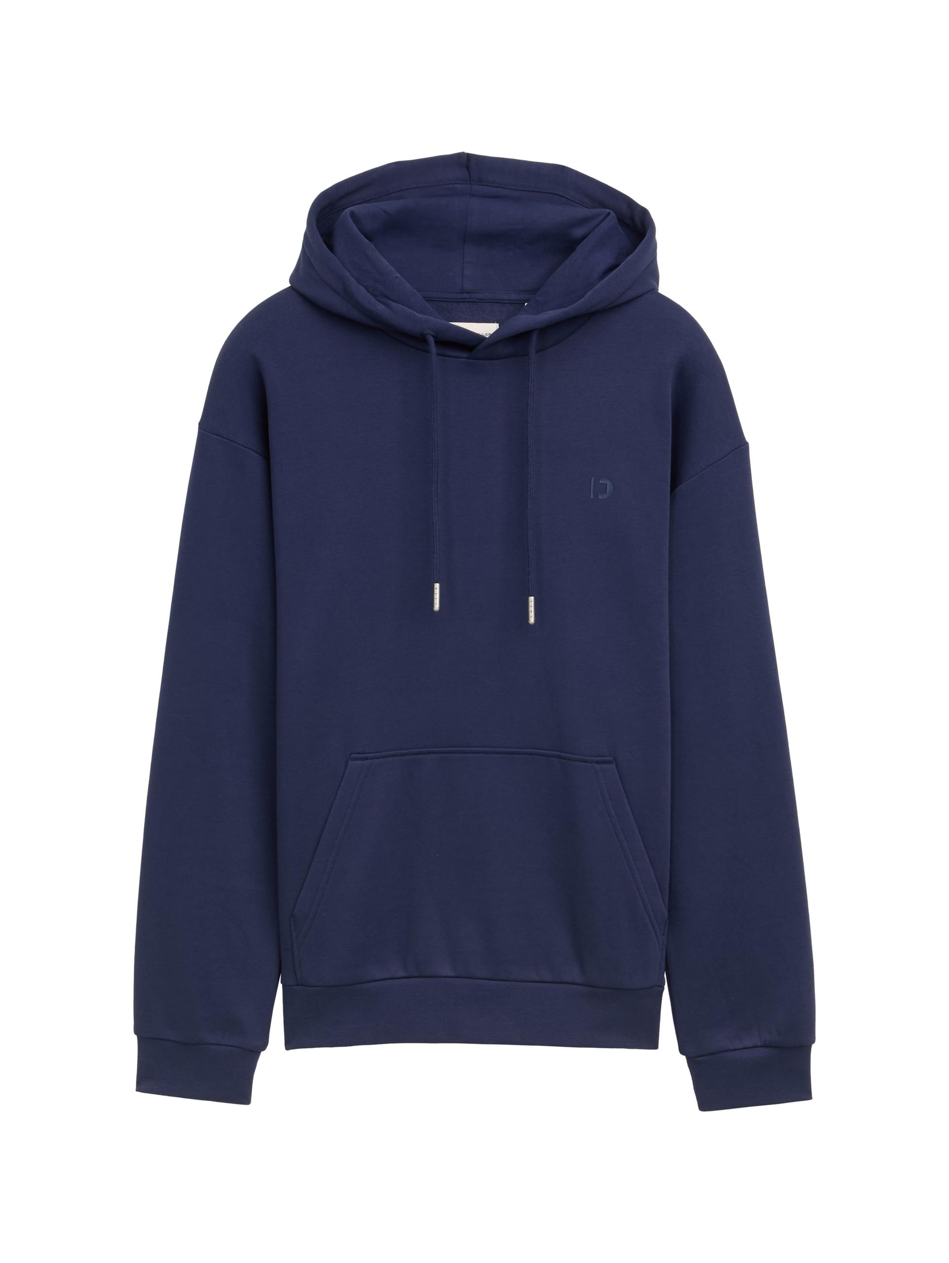 Hoodie Sweatshirt mit Logo-Print XXL Regular Fit - Dark Blueberry