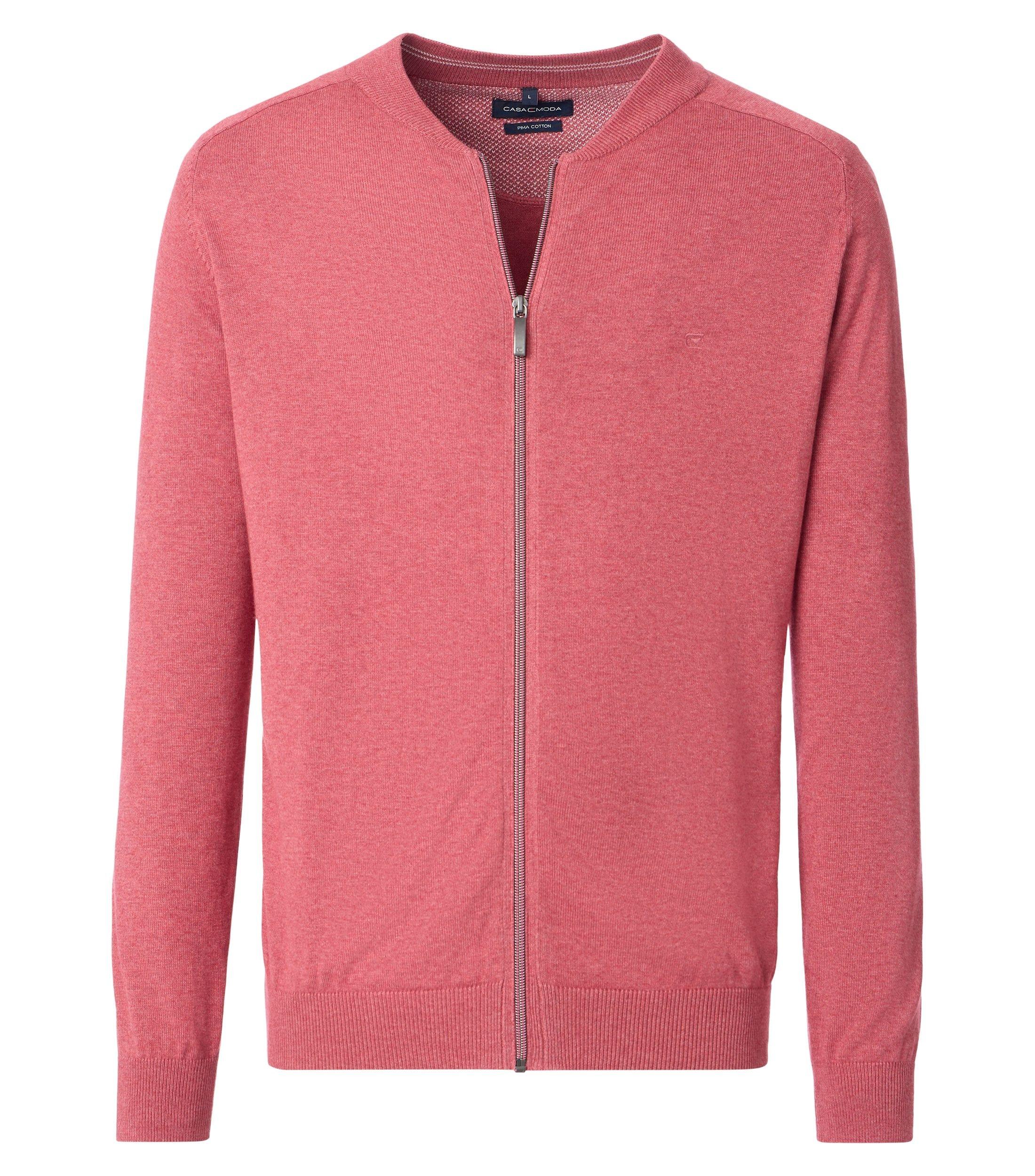 Strickjacke M Basic Knitwear - Rot