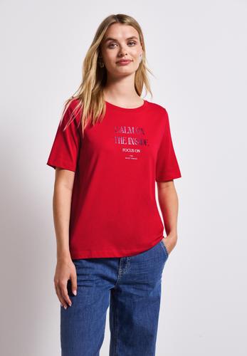 Softes Shirt mit Wording Rot 40