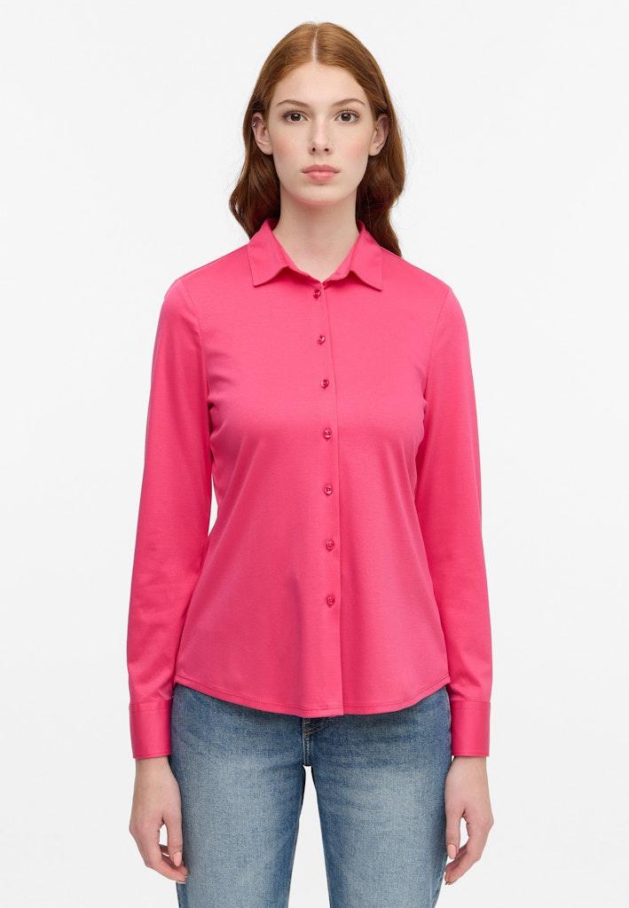 Jersey Shirt Bluse Jersey Langarm Rosa 36/Langarm