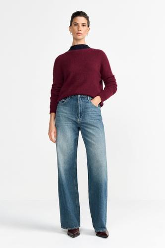 Strickpullover - Bordeaux / L