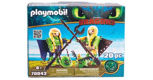 Playmobil® Playmobil® Konstruktions-Spielset »Raffnuss und Taffnuss mit Fluganzug (70042), Dragons«