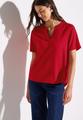 Bluse in Unifarbe 36 - Glory Red