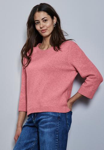 Strickpullover mit Rundhals 36 - Sugar Coral Mel.