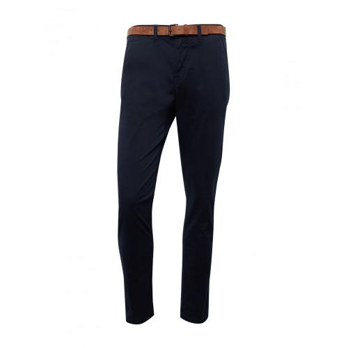 Chino Hose mit Gürtel Blau 32/32