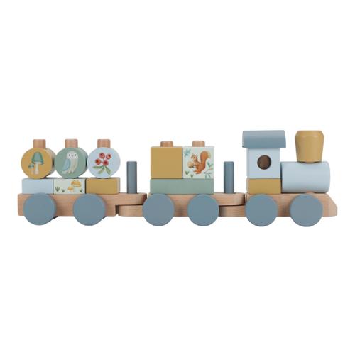 Holz-Eisenbahn mit Steckformen "Forest Friends"