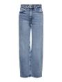 ONLJUICY HW WIDE LEG DNM REA365 NOOS 26/32 Weiter Beinschnitt - Medium Blue Denim