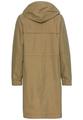 Langer Parka mit verstellbarer Taille 48 Regular Fit - Khaki