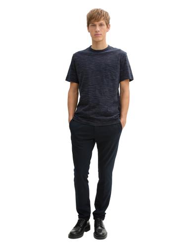T-Shirt mit Brusttasche L Regular Fit - Navy Multi Inject