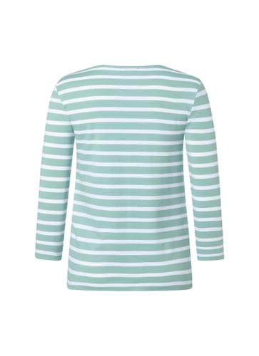 Longsleeve Rundhals 3/4 Arm Grün