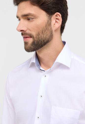 Original Shirt Popeline Langarm Weiß 40/Langarm - 65cm