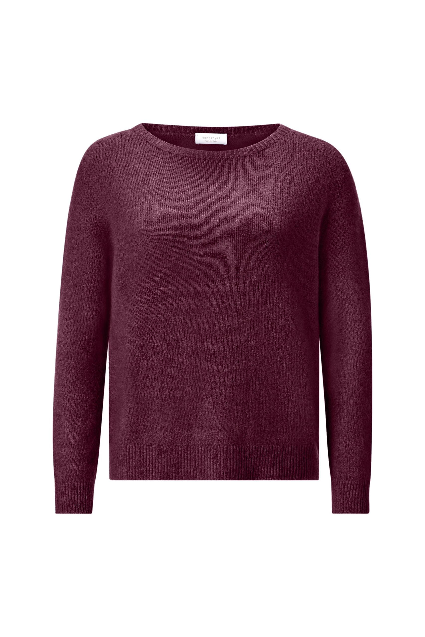 Strickpullover - Bordeaux / L