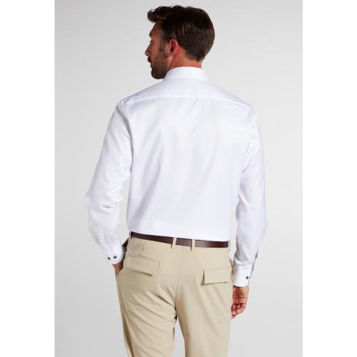 Cover Shirt Twill Langarm 42/Langarm - 65cm MODERN FIT - Weiß