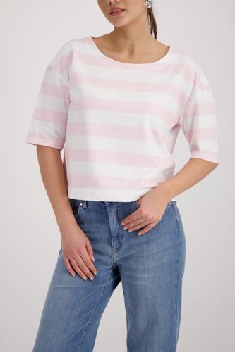 Streifen-Sweatshirt 42 - French Rose Ringel