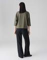 Sweatshirt "Salane" - Oliv / 38
